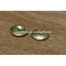 Круглые золотые 18мм 4-х отверстий старые латунные металлические кнопки металлические кнопки-застежки для джинсов, пальто